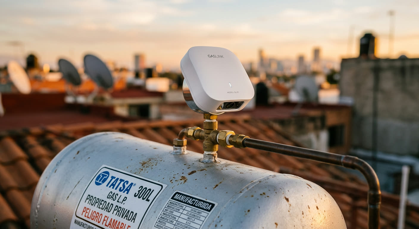 Sensor Gasper instalado en tanque